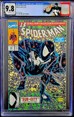 Spider-man #13 🔑 Marvel Comics-Homage Black Costume Cover CGC 9.8+Cus/Label🔥🔥