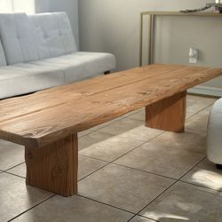 ✨ Handcrafted Solid Wood Furniture Set – Modern Rustic Console & Accent Tables (3-Piece Bundle)