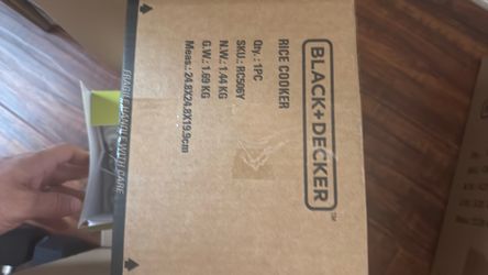 Black and Decker Rice Cooker - new