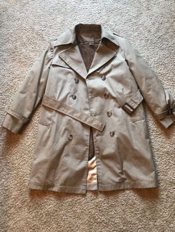 Boys Fully Lined Trench Coat Size 14