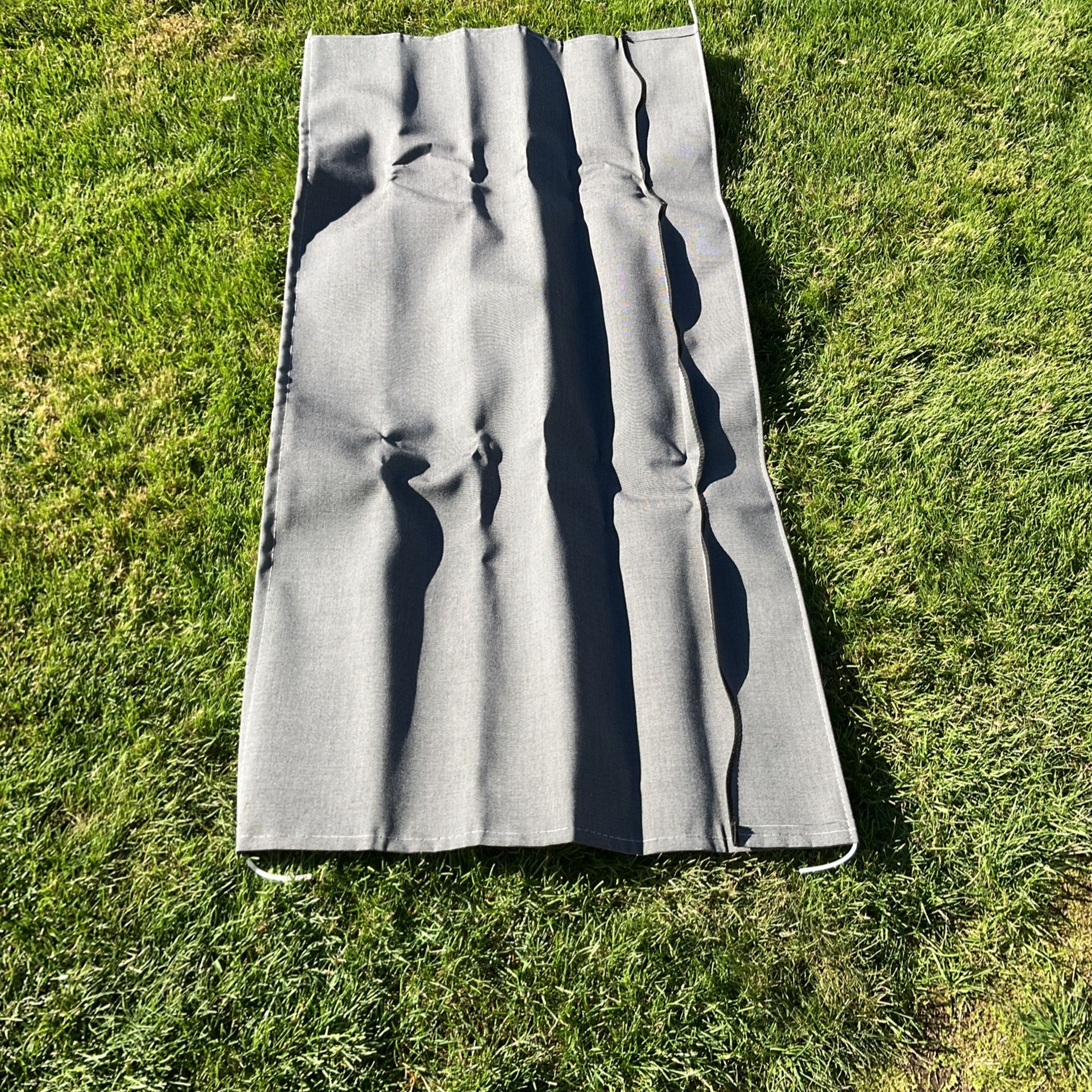 New RV Awning Fabric For A Slide Awning