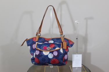 Vintage Coach Polla dot Hand bag