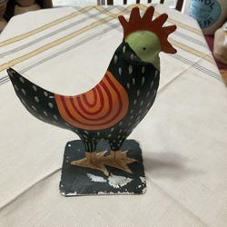 Vintage Cast Iron Rooster