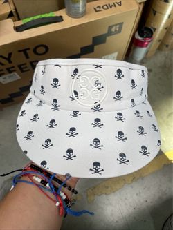 G/Fore Golf Visor Skull Crossbones All Over Print Golf Hat Cap G4