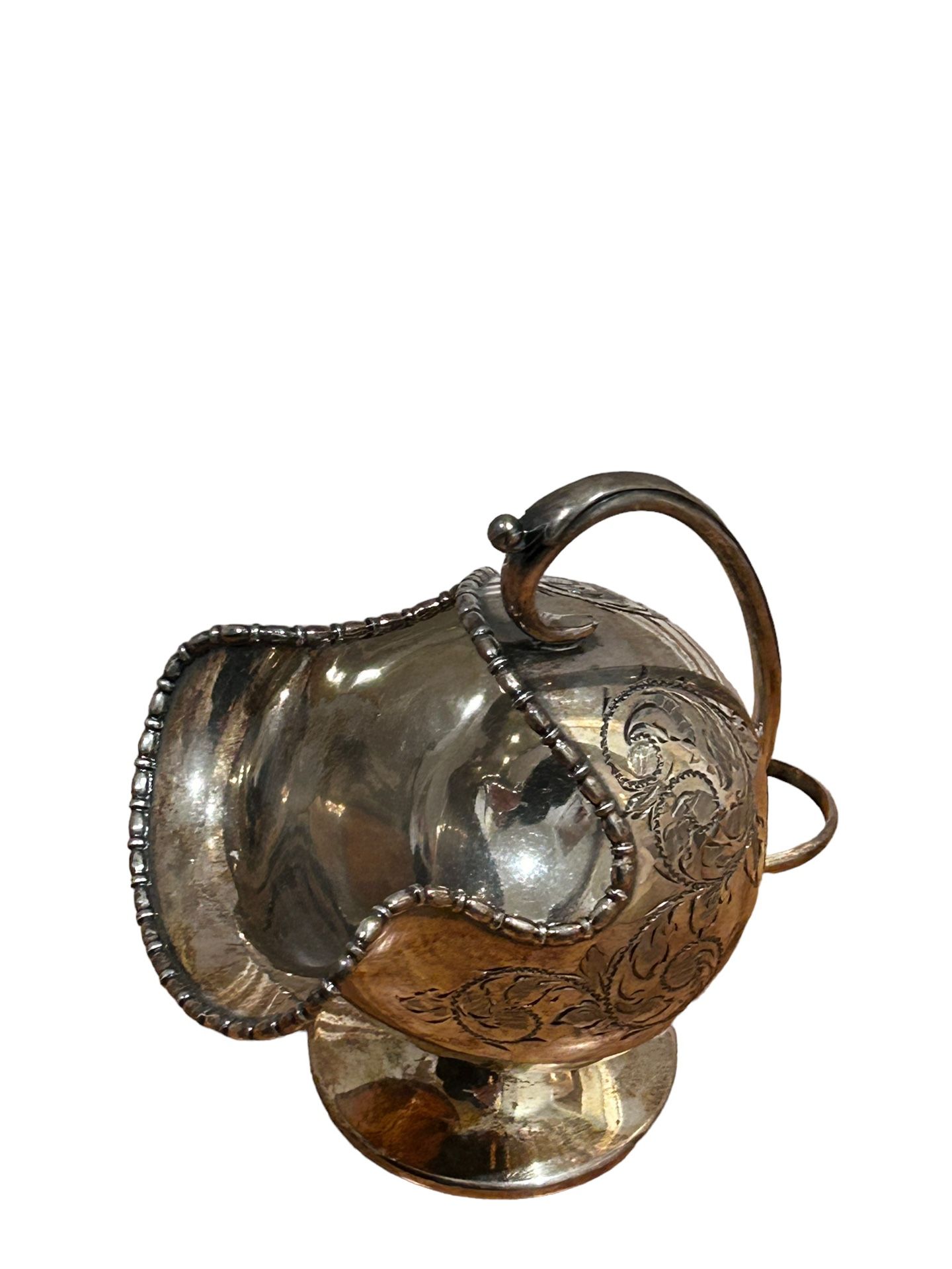 1920s Silver Plated Sugar Scuttle
