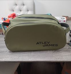 Atley James - Olive Green Travel/Duffel Bag (Can Also Fit 2 Tennis Rackets On Sides Of The Bag)