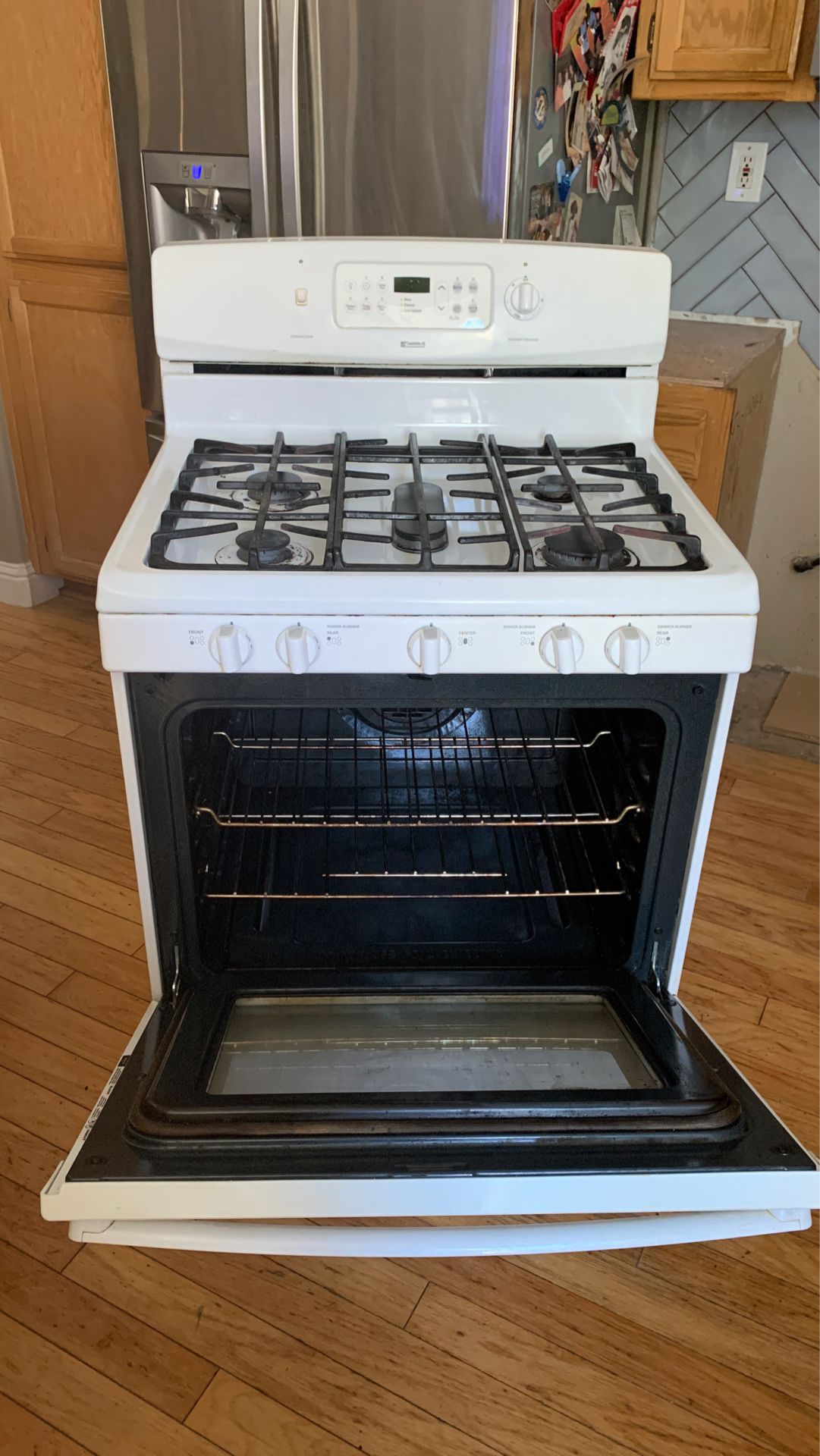 Kenmore Gas Range Stove/Oven with Convection, Model 7290 - White for sale