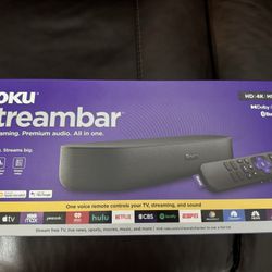 New In Box Roku Streambar $100