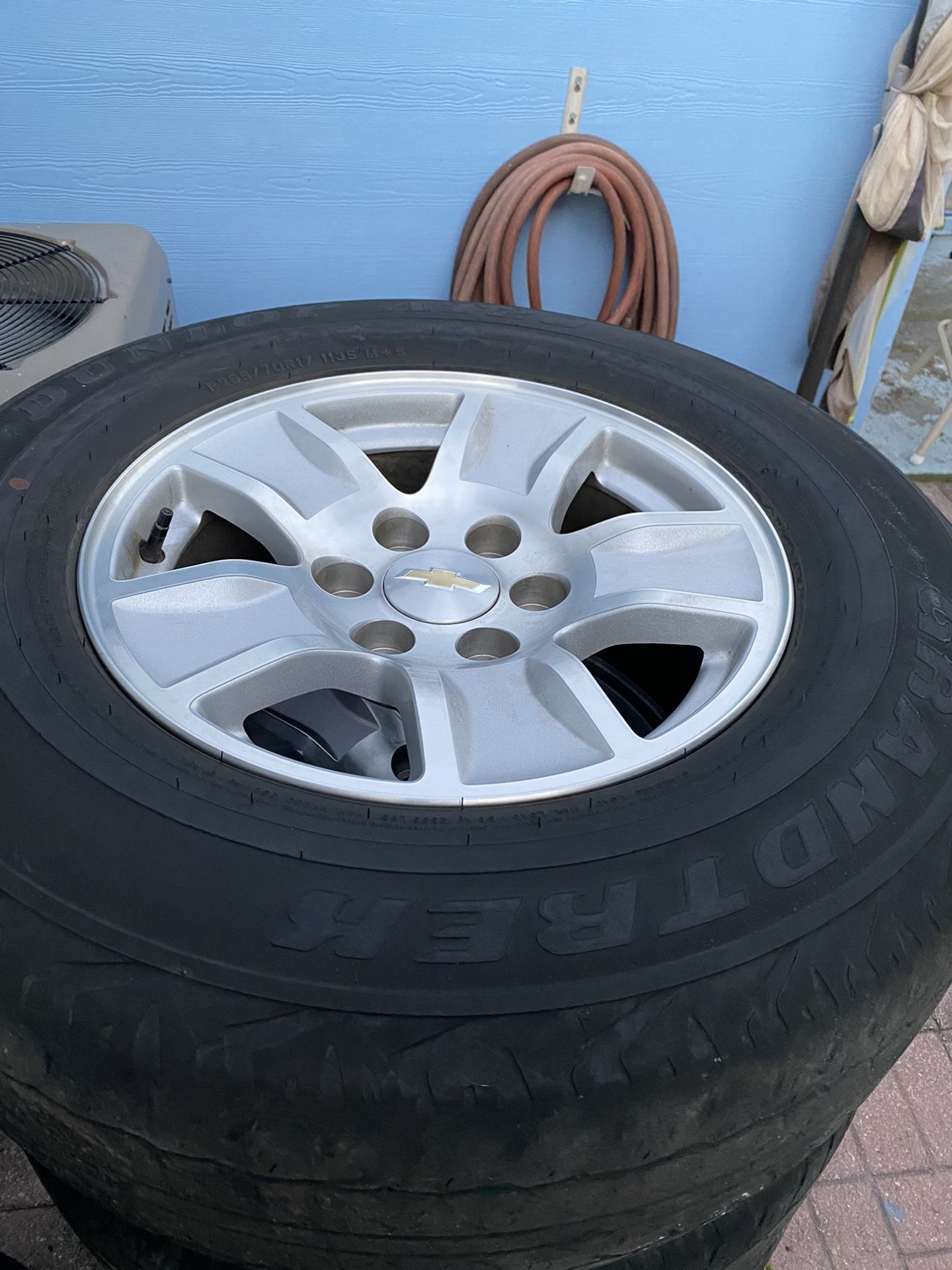 17 inch Chevy rims and tire