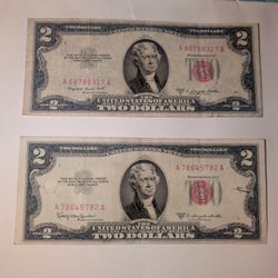 1953 Two Dollar Error 