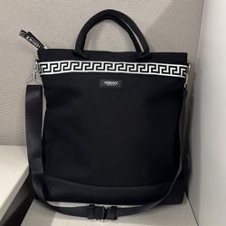 Versace Fragrances Black Tote Bag 