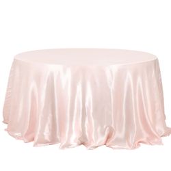 Round Baby Pink Table Cover. $7 Each 