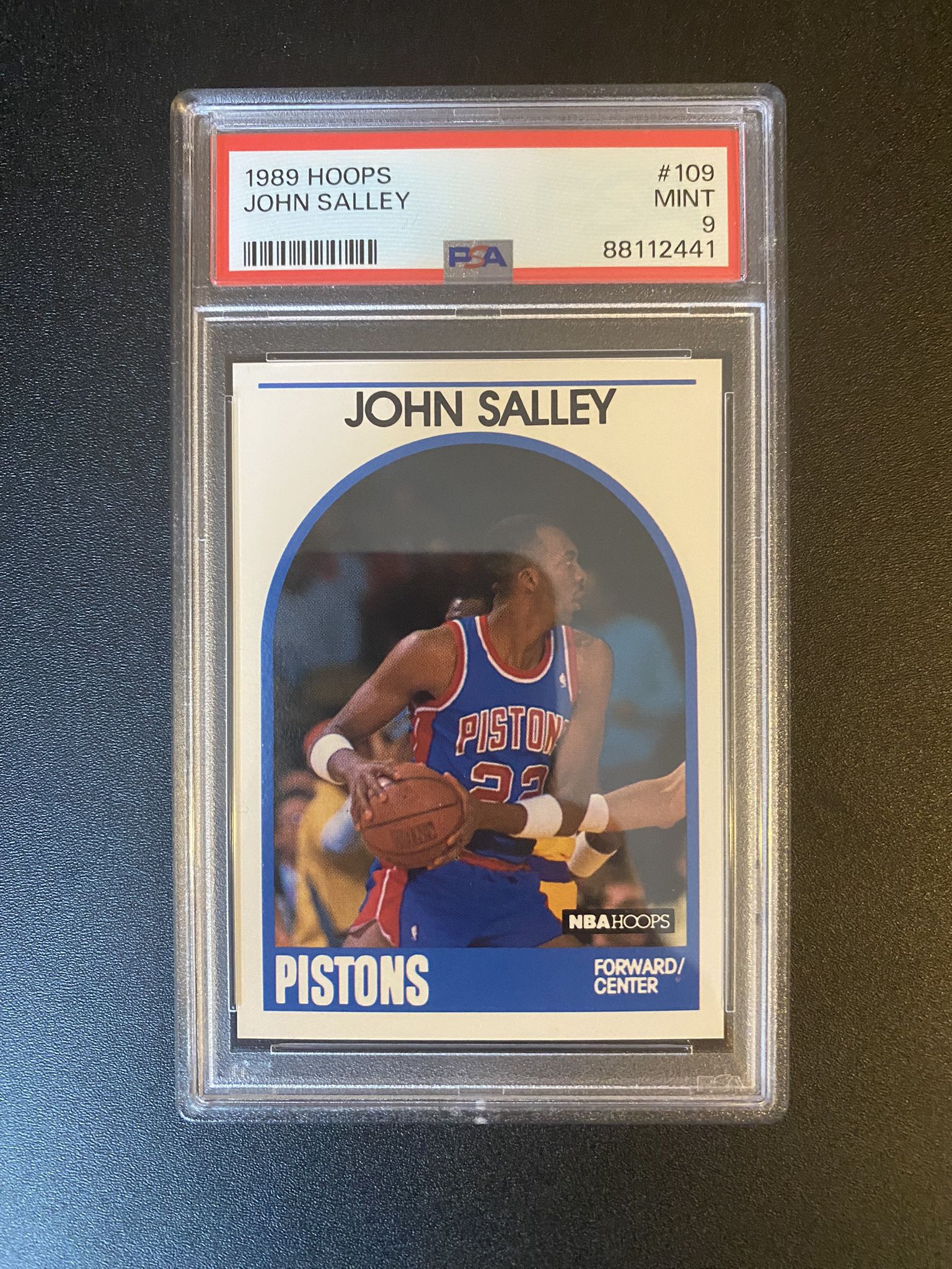 1989 Hoops John Salley #109 PSA 9 Pistons