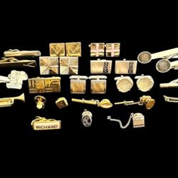 Tie Clips, Pins, & Cufflinks