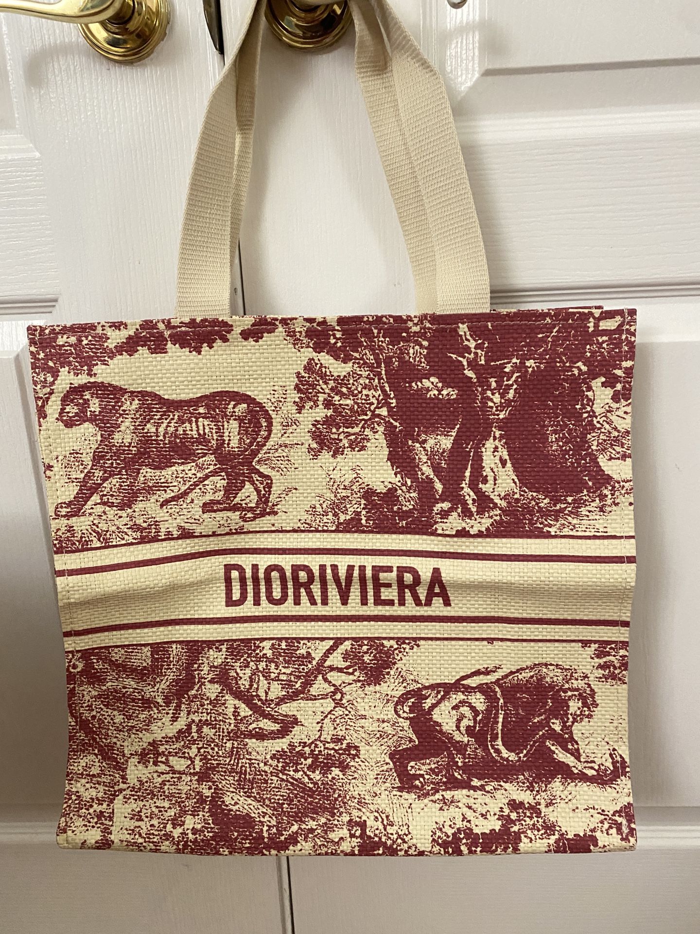 Dior Straw Tote Bag