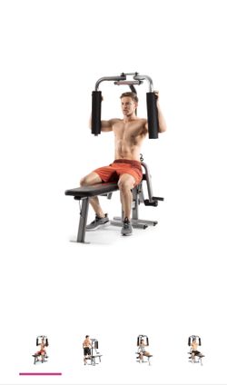 Weider Flex CTS Home Gym Bench Press up to 200lb Butterfly up