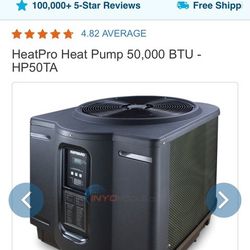 Hayward 50,000 BTU pool heat pump.