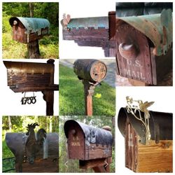 Unique Art Mailboxes And Furniture 