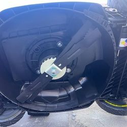  Ryobi 40V HP Brushless Whisper Series 21. in Walk Behind Self-Propelled All Wheel Drive Mower - (2) 6.0 Ah Batteries & Charger