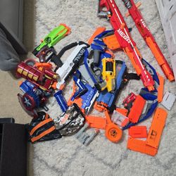 A Whole Bunch Of NERF GUNS