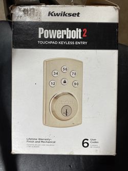 Powerbolt.2 TOUCHPAD KEYLESS ENTRY