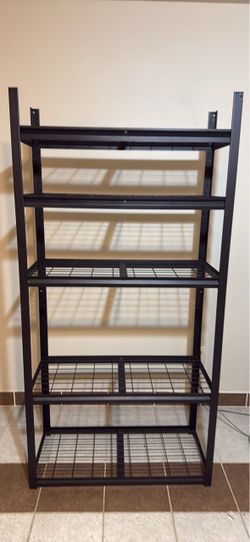 💪🔥👀(HEAVY DUTY ) BRAND NEW /Black Metal Wire Shelving Unit 5-Tier