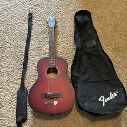 Acoustic Guitar. Model: MA-1 Red Burst. 6 String 