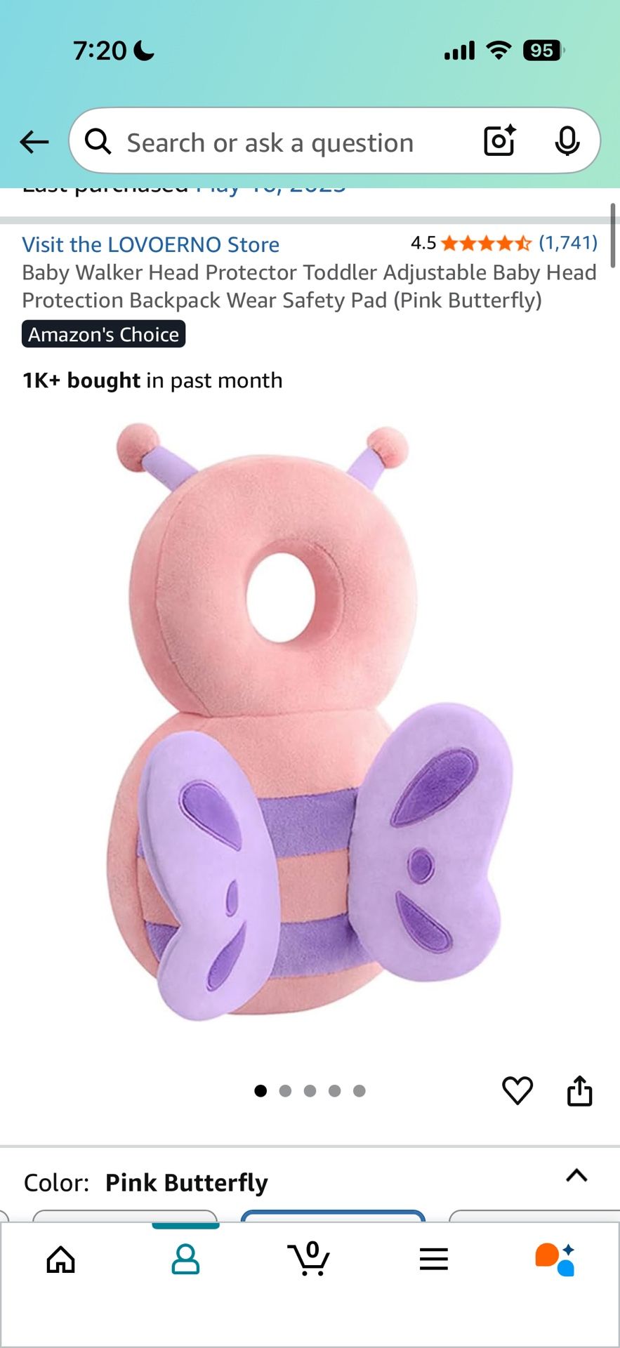 Baby Walker Head Protector