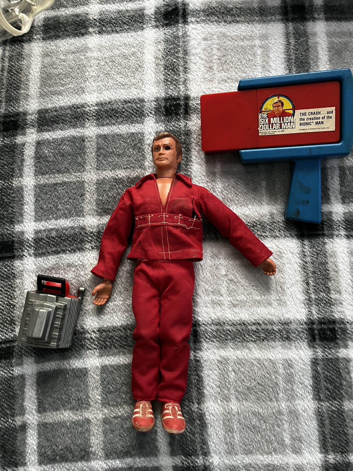 Bionic Man Doll And Movie Projector