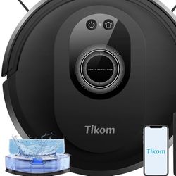 Tikom Robot Vacuum and Mop Combo, 5000Pa Robotic Vacuum Cleaner
