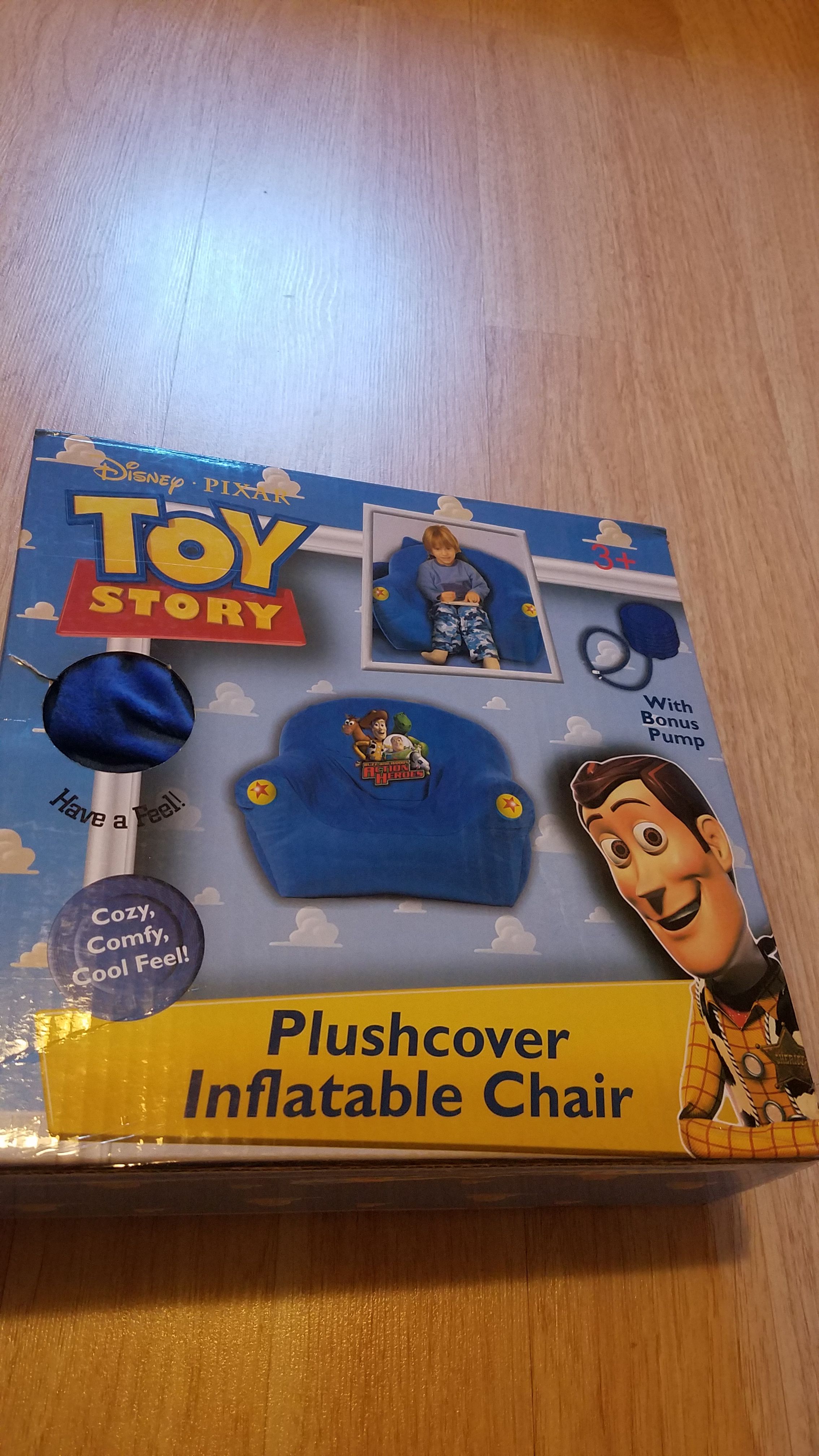Toy story plush inflatable chair