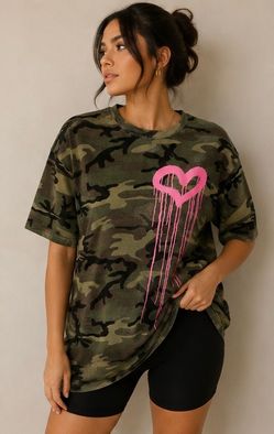 Camo Graphic T-Shirt