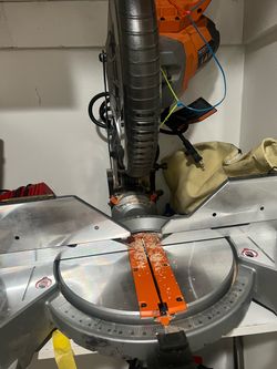 RIGID MITER SAW 10 1/2” Blade NEWLY USED