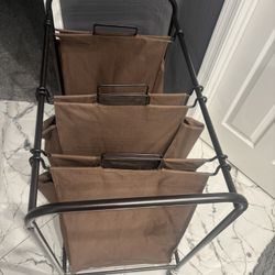 3 bag laundry sorter basket