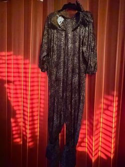 Leopard Print Costume Jumpsuit