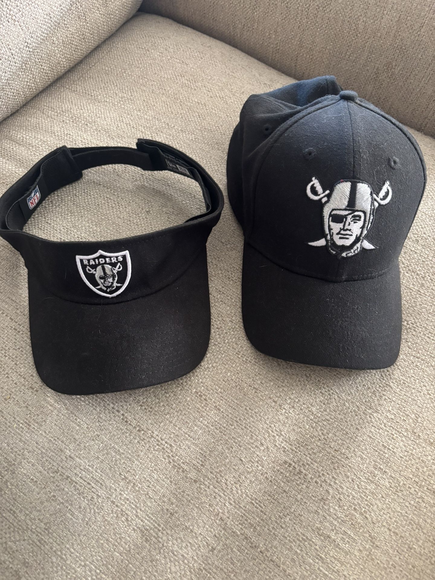 NFL Raiders New Era Hat and Visor 