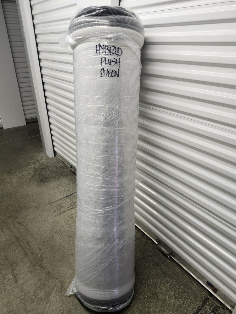 New Rolled Up Hybrid Queen Mattress Only