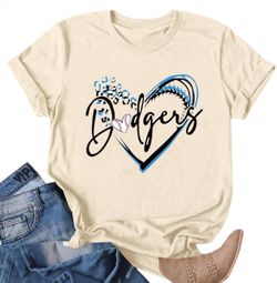 Women’s dodgers shirt color -apricot (medium)