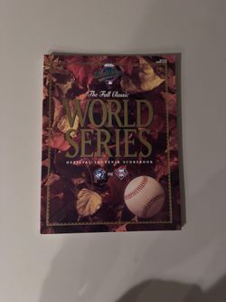 1993 World Series Official Program Scorebook UNUSED Blue Jays vs. Phillies