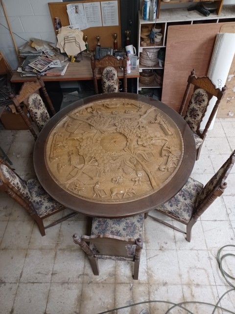 Hand Carved Table From The Philippines