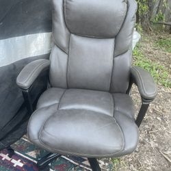 Desk. Chair. 