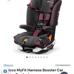 Like New Chicco Harness Booster Car seat