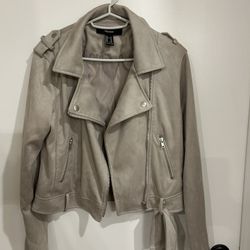Faux Suede Coat