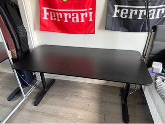 IKEA BEKANT 63” Office Desk – Excellent Condition – Black