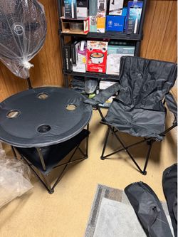Collapsable Chair and Table