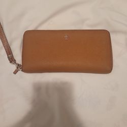 Tory Burch Robinson Zip Continental Wallet Bistro Brown