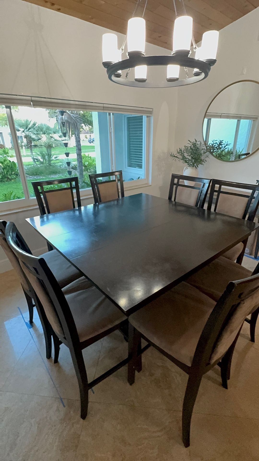 Dark  Wood Dining Table