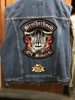 HARLEY Levi’s Denim Vest. EACH