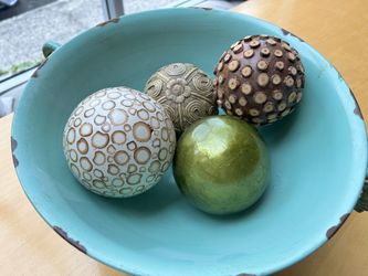 Four Decorative Balls 
