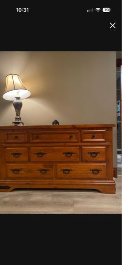 Beautiful Wood Dresser with 8Drawers